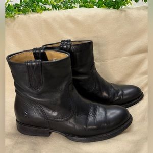 Frye Billy Short Collection Black Boot Size 6